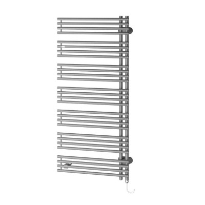 Těleso koupel.trubk.elektr.Kermi Diveo-E 1700X600MM WRX VPRAVO STŘÍBRNÁ