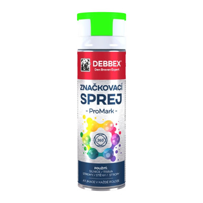 Sprej značkovací Den Braven DÓZA 500 ML, ZELENÁ