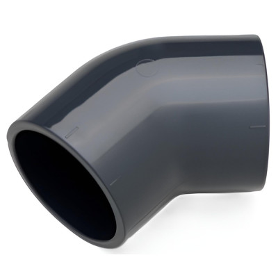 Koleno 45° tlakové PVC-U Clevelings D110MM LEPENÍ/LEPENÍ
