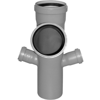 Odbočka rohová paneláková Osma HTEP 67° DN110X110X75X75 TROJITÁ (5-40)