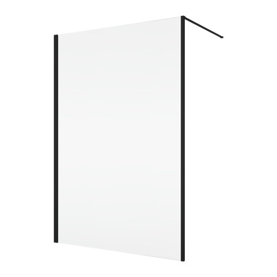 Zástěna Walk-in Ronal Divera vodorovná VZPĚRA 140X200CM ČERNÁ/BÍLÉ LINK