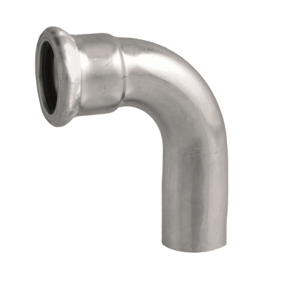 Oblouk 90°Press 1 zásuv.konec Ivar IVC21 PR.54MM UHLÍK.POZINK.OCEL/EPD(6)