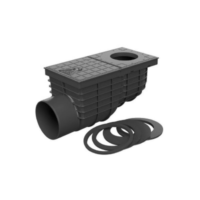 Vpust kanalizační boční KV110B D110MM