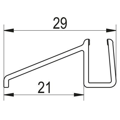 Těsnění vodorovné Ronal Cadura. Top-Line S PRO 6MM SKLA SET 10KS