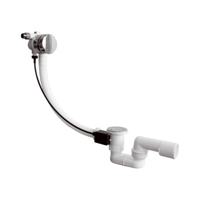 Výpust vanová automatická Deep by Jika s NAPOUŠTĚNÍM 55CM PLAST 40/50MM