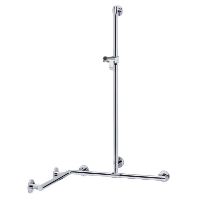 Tyč sprchová s madlem Keuco Plan Care 797/597/1263MM CHROM