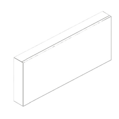 Obrubník chodníkový Ferobet 50X8X25CM PŘÍRODNÍ