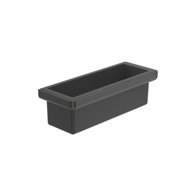 Miska nástěnná Roca Tempo 300X110MM TITAN ČERNÁ LESKLÁ