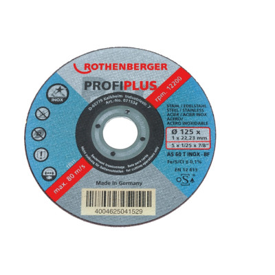 Kotouč řezný INOX Rothenberger Profi PLUS 115X1 DÓZA 10 KS