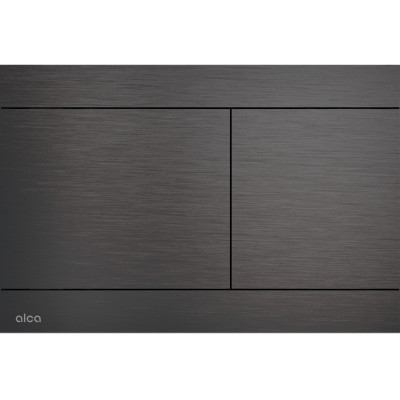 Tlačítko ovládací Alcaplast Flat GUN METAL-KARTÁČOVANÝ MAT