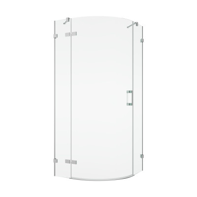 Kout křídlový Ronal Pur 1/4-kruh R500 75-120X200CM LEVÝ CHROM/ČIRÉ