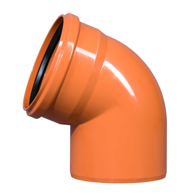Koleno kanalizační Wavin PVC-U KGB DN200/67°