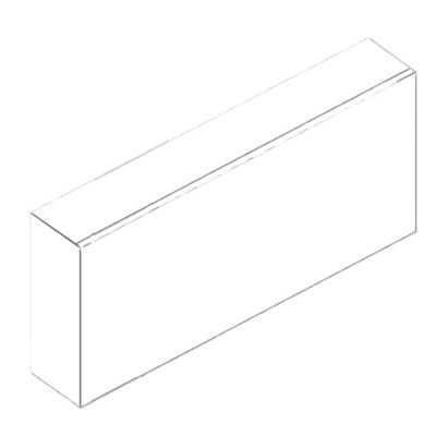 Obrubník chodníkový Ferobet 50X10X25CM PŘÍRODNÍ