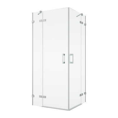 Dveře dvoukřídlé Ronal Pur 75-120X200CM LEVÉ CHROM/DURLUX
