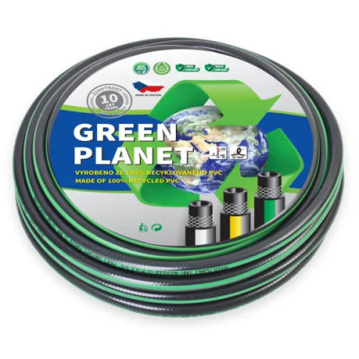Hadice zahradní Green planet Profi Eko 1/2˝ L=50M ČERNOZELENÁ